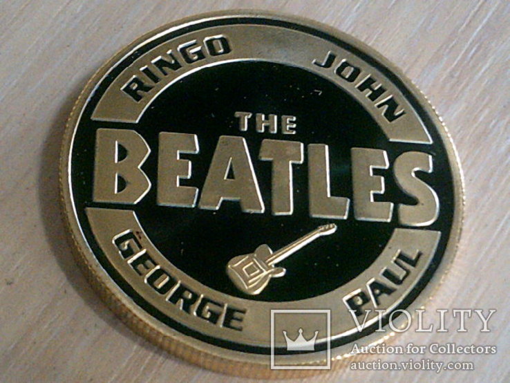 The Beatles -  сувенирный жетон медаль, фото №4