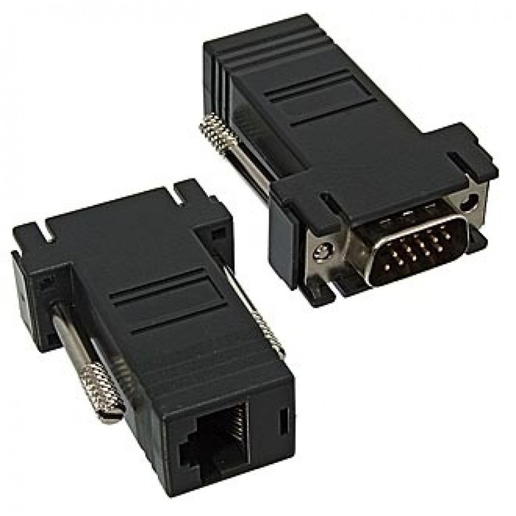 ПЕРЕХОДНИК VGA M to RJ45 1штука