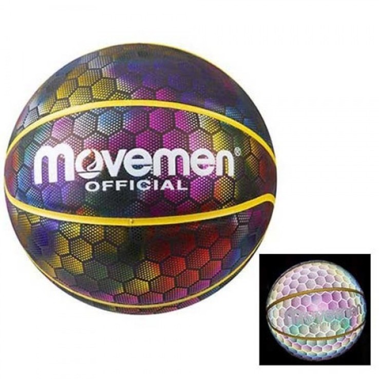 Баскетбольный мяч Movemen голографическое покрытие