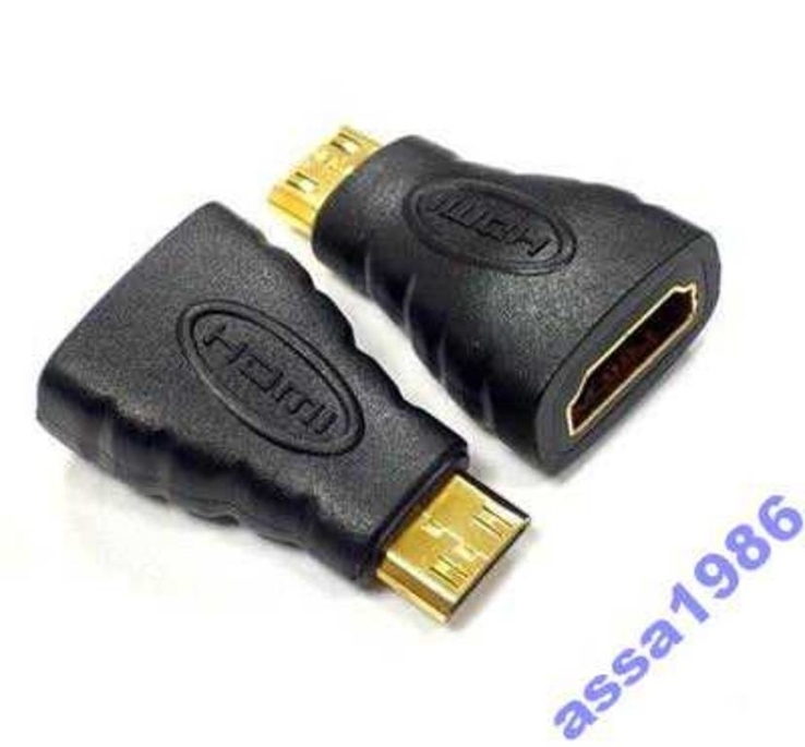 Перехідник Адаптер HDMI(F) папа Mini HDMI(M) мама