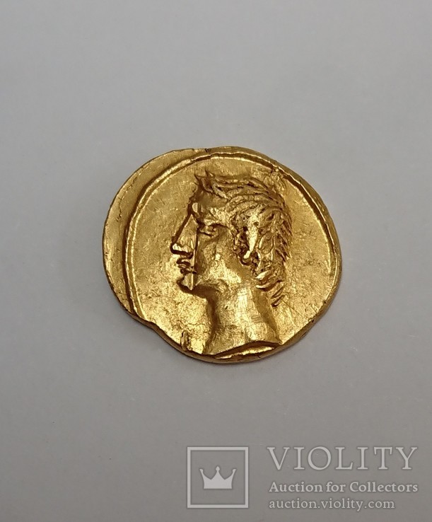 Золотой статер Боспора 3-2 гг. до н.э., фото №3
