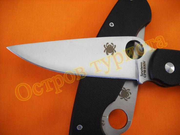 Нож складной PA60-BK Spyderco military реплика, фото №9