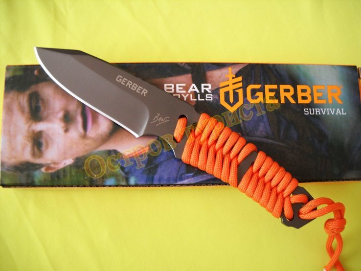 Нож Gerber Survival Paracord Knife с ножнами реплика, photo number 5