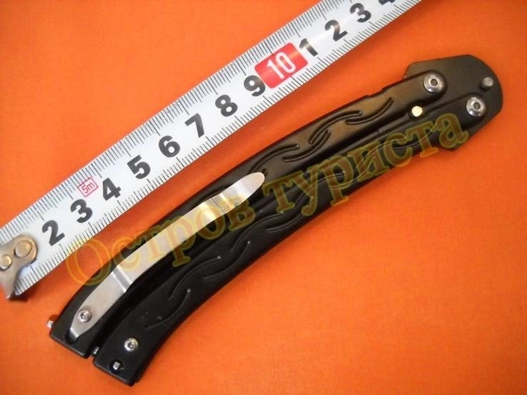 Нож балисонг B 965 с клипсой, фото №6