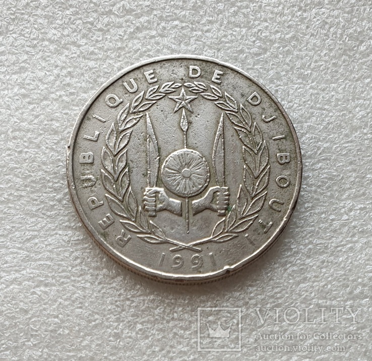 100 франков 1991 г. Джибути, фото №3