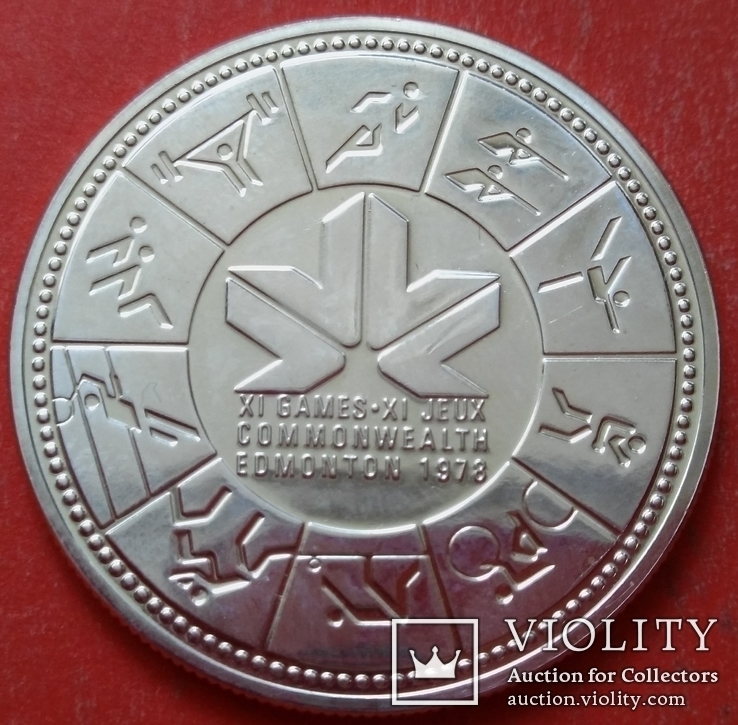 1 Доллар 1978год, "XI игры содружества в Эдмонтоне", Канада