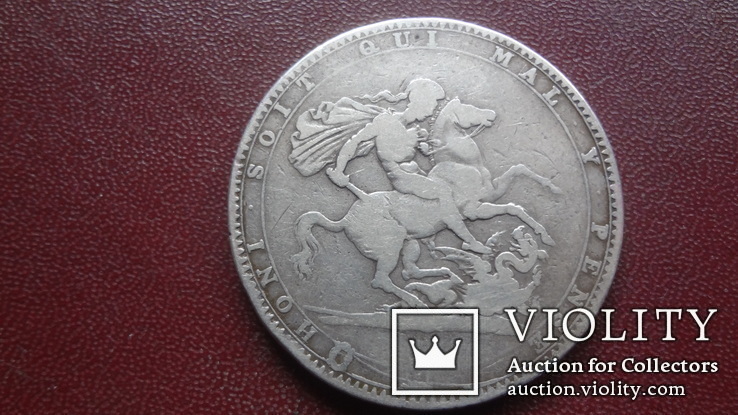 1  крона  1819  Великобритания  серебро   (8.5.6), фото №5