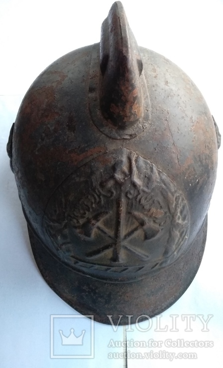 Шлем пожарного СССР, образца 20-30х годов