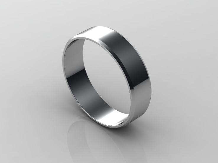  22,00 (размер) 5мм(ширина) Бесшовное обручальное кольцо (Американка) серебро(925), фото №7