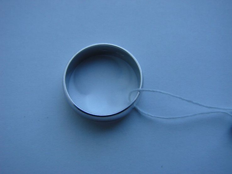  22,50 (размер) 5мм(ширина) Бесшовное обручальное кольцо серебро(925), фото №3