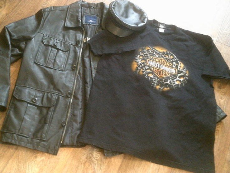 Tom Teilor + Harley Davidson разм. XL- куртка,футболка,кепка, фото №2