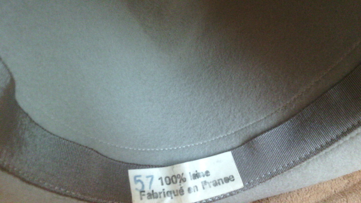 Французкая фетровая шляпка разм.57, photo number 9