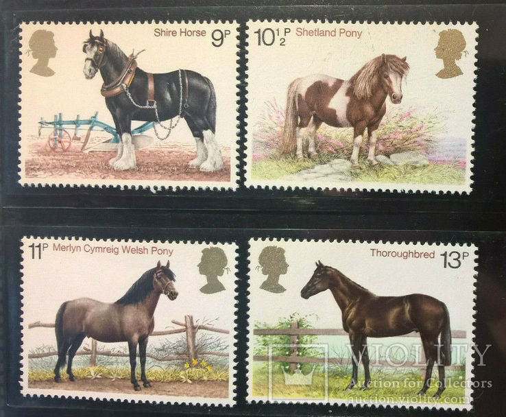 Великобритания 1978 лошади