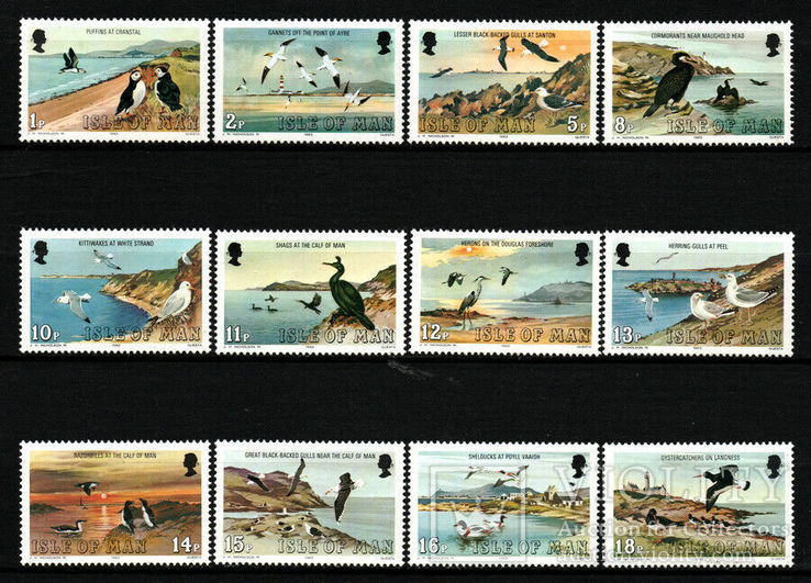 О-в Мэн 1983 морские птицы