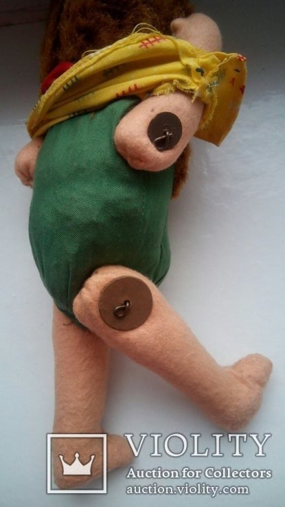  Антикварний їжачок-коптильня композитна 40-50гг лялька Німеччина, фото №6