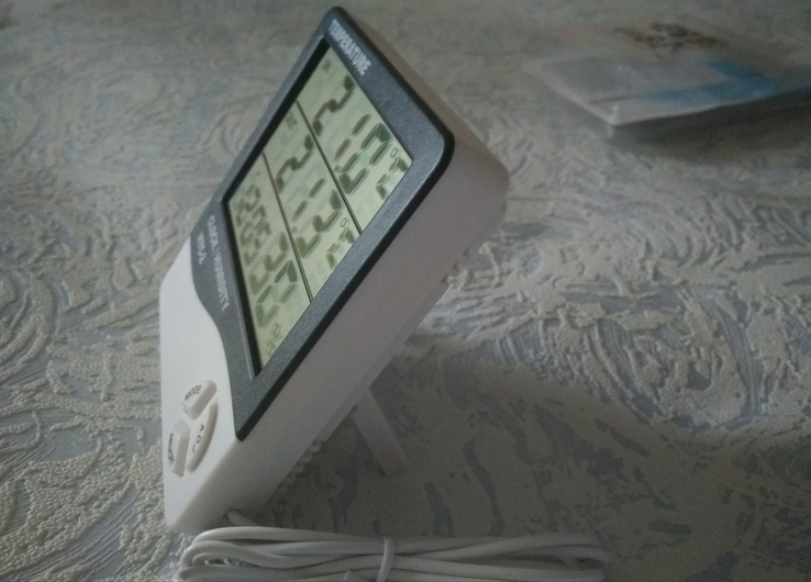 Гигрометр Термометр цифровой HTC-2 с выносным датчиком., numer zdjęcia 6
