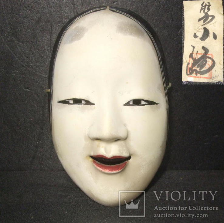 Японская маска KO-OMOTE (молодая женщина), фото №2