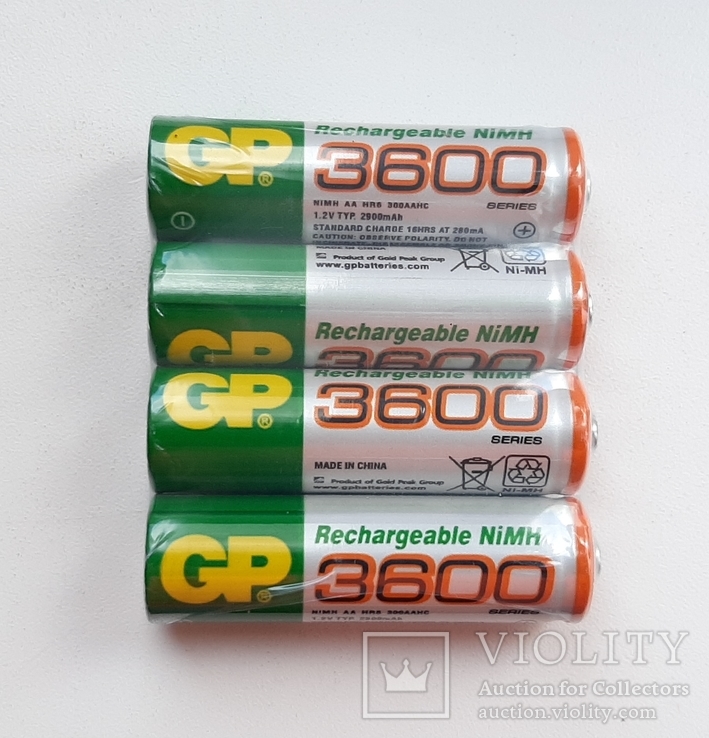 Аккумуляторные батарейки GP 3600