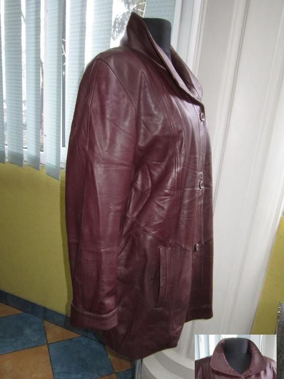 Классная женская кожаная куртка PETER HAHN. Германия. Лот 916, фото №5