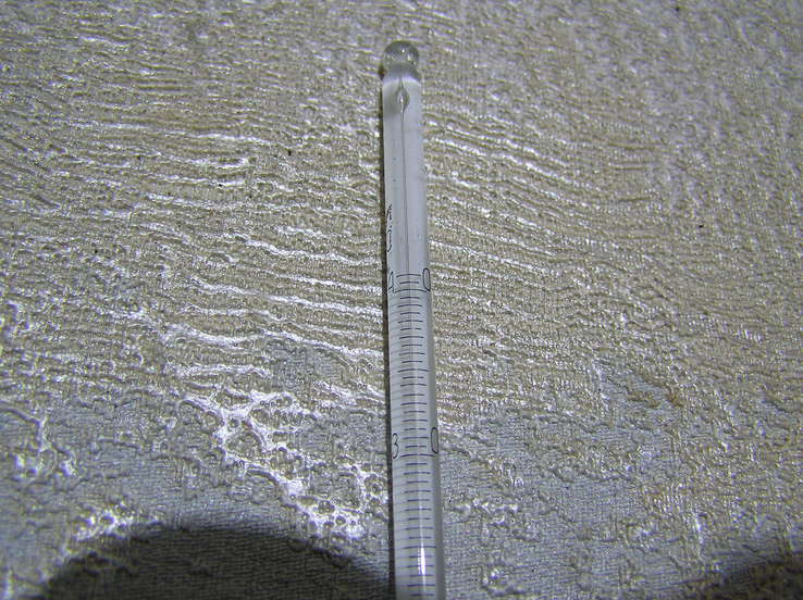 Термометр ртутный 0-40 градусов., фото №6