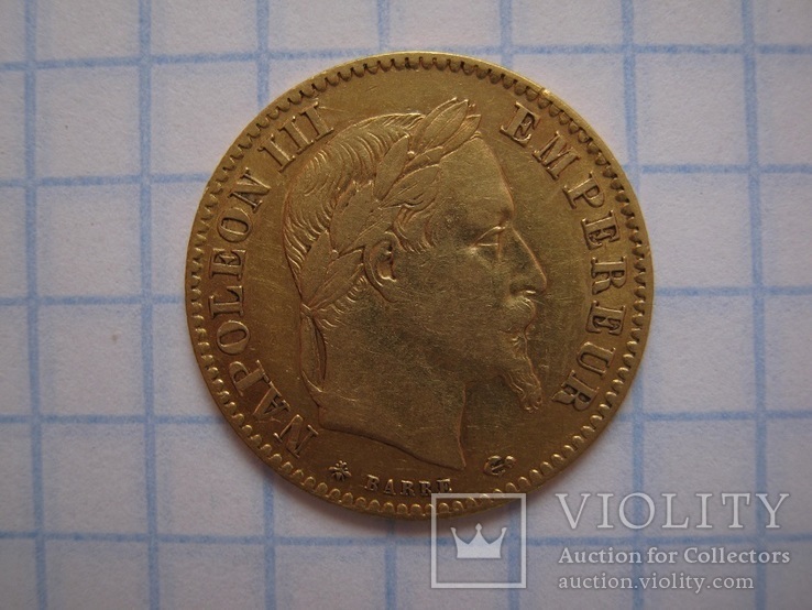 10 франков 1867 г., фото №2