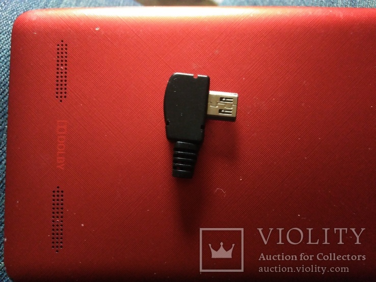 Разъем micro USB, папа, разборный боковой, фото №2