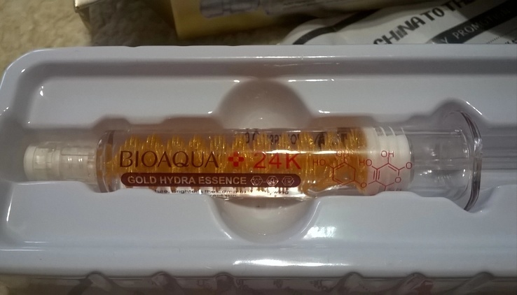 Сыворотка для лица бренд BIOAQUA Gold 24K Hydra Essence с био-золотом, фото №3