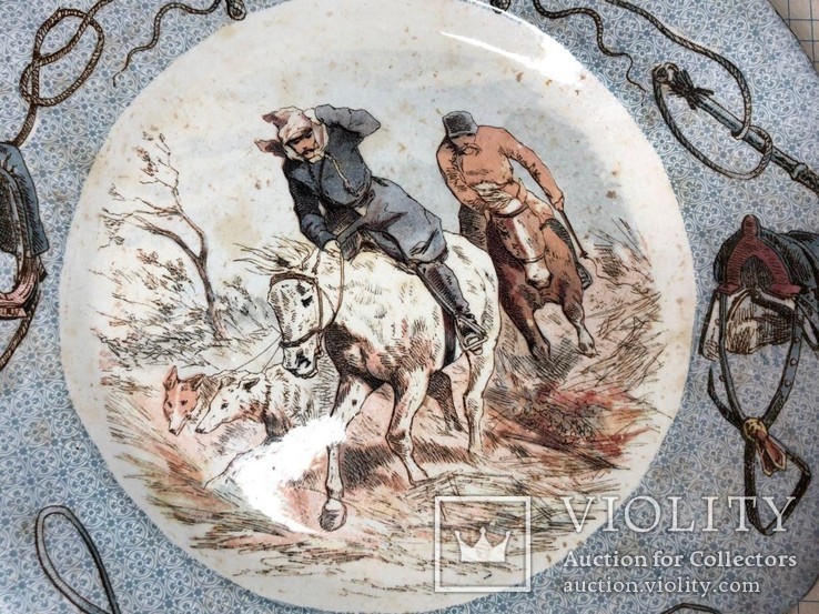 Декоративная тарелка Казаки. Россия, фото №7