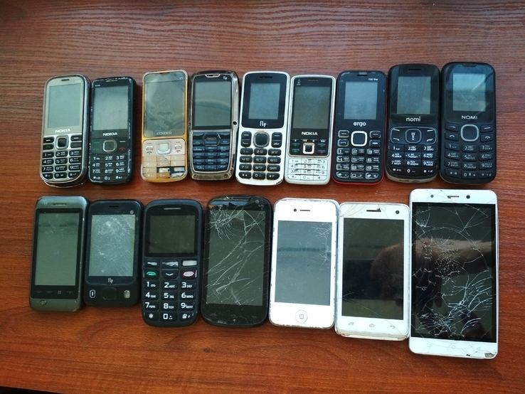 Китайские телефоны 16шт под восстановление, запчасти, фото №2