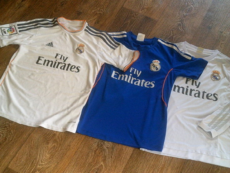 Реал (Мадрид) - 3 футболки (юношеск.разм.), фото №2