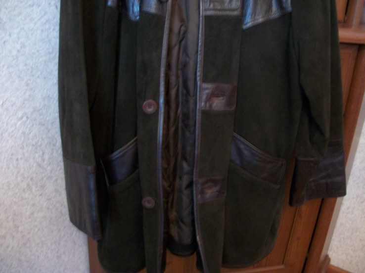 Куртка мужская из германии, каталог Отто, кожаная, 56-размер, фото №4