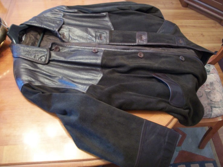 Куртка мужская из германии, каталог Отто, кожаная, 56-размер, фото №7