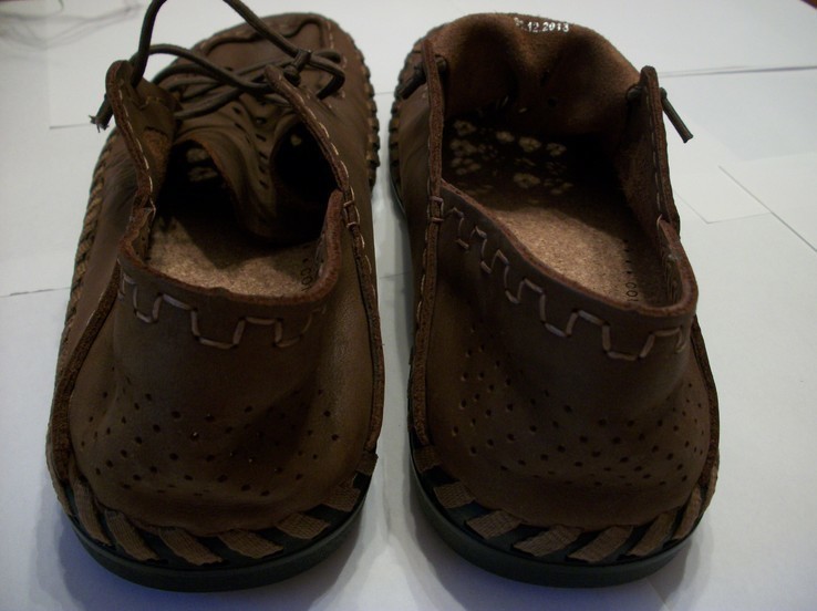 Туфли-мокасины, 44,5 мужские летние "Spur" Новые Germany, фото №3
