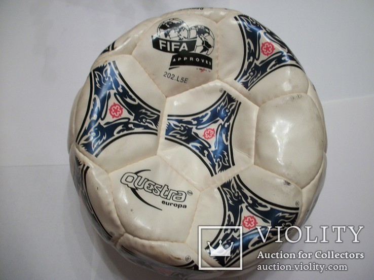 Мяч футбольный УЕФА, Евро-1996, Made in Germany, коллекц, с чемпионата европы, фото №5