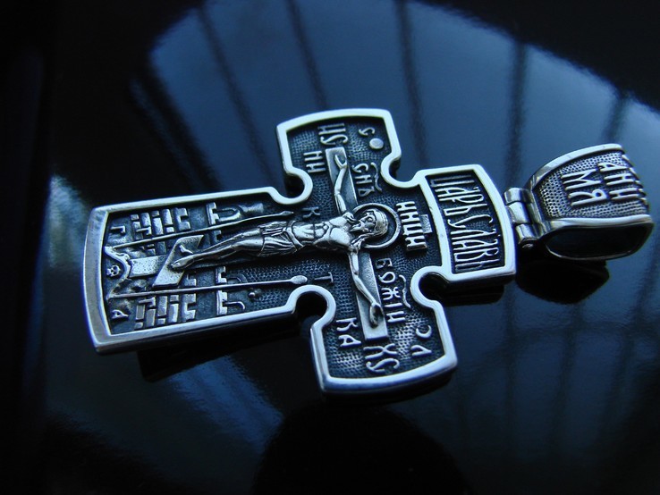 Православный серебряный (925) крест, numer zdjęcia 9