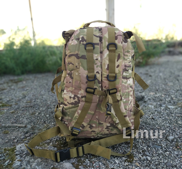 Тактический (военный) рюкзак Raid на 40 л. с системой M.O.L.L.E (мультикам), фото №3