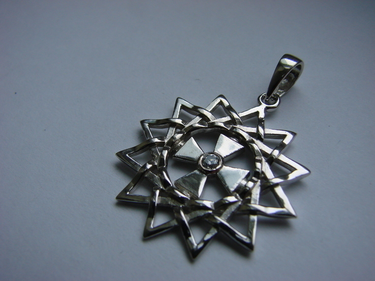 Звезда Эрцгаммы подвес серебро 925, photo number 4