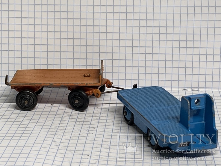 Dinky Toy "Blue B.E.V Truck No 14A" - 1940/50's  Trailer 25G(2)