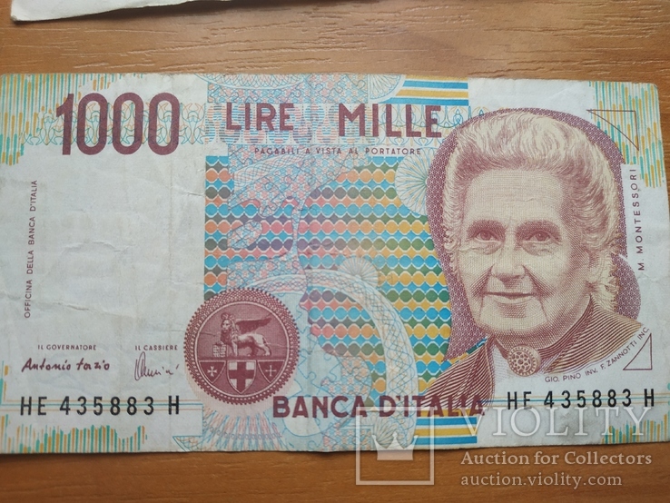 10.000 лей и 1000 лир+3 монеты, фото №7