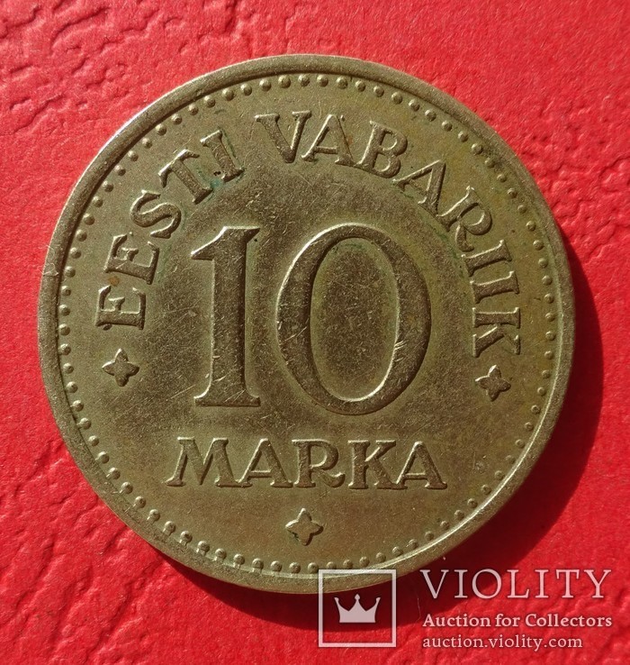 10 марок, Эстония, 1925 год., фото №2