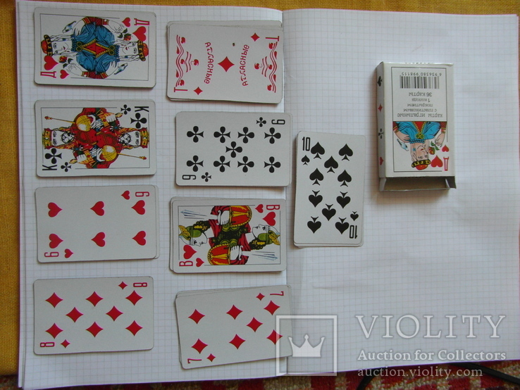 Игральные карты-36 шт.№2