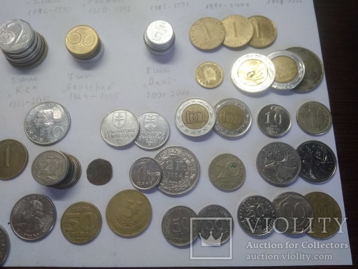 Монети держав світу 204 шт., фото №7