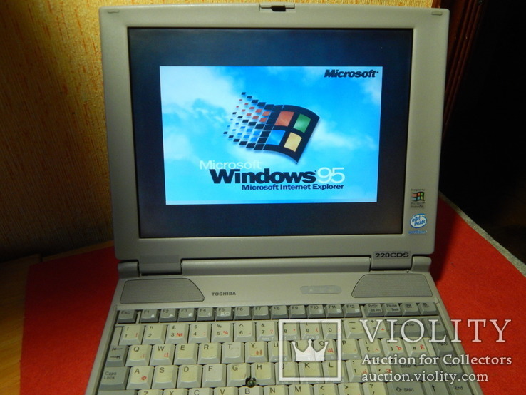 Ретро ноутбук "Toshiba Satellite 220 CDS" 1996-97 год Рабочий., фото №2