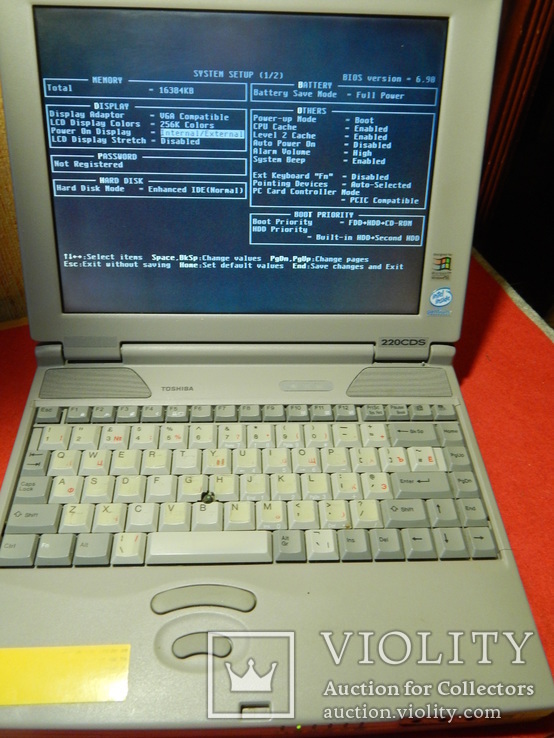 Ретро ноутбук "Toshiba Satellite 220 CDS" 1996-97 год Рабочий., фото №10