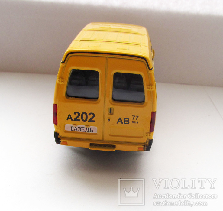 Газель ГАЗ-3221 Такси Autotime Collection Масштаб 1:43 с коробкой Русская серия, фото №5