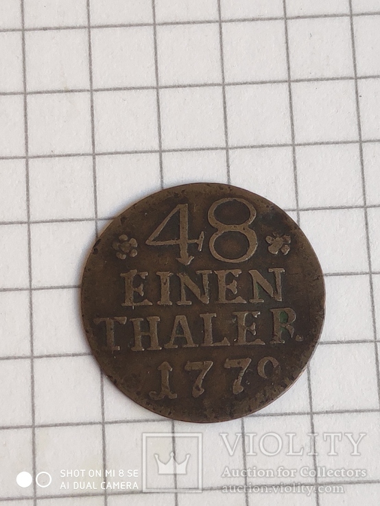 48 einen thaller 1779г. Пруссия