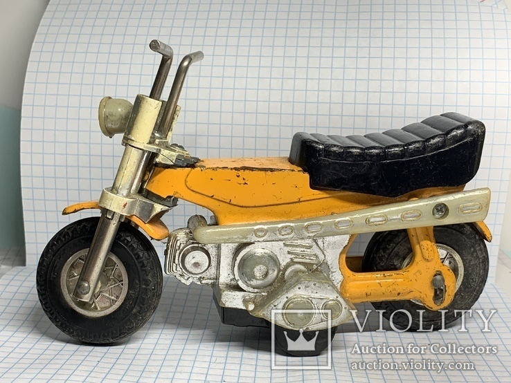 Жестяной винтажный мотоцикл Tonka  Toy