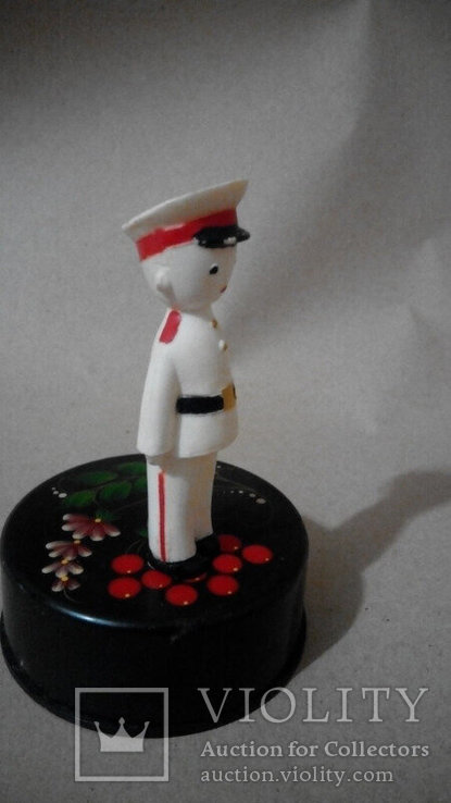 Суворовська кадетська статуетка 7,3см іграшка СРСР, фото №3