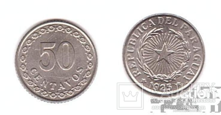Paraguay Парагвай - 50 Centavos 1925 aUNC