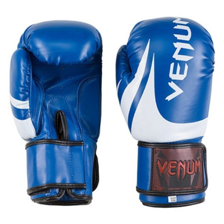 Боксерские перчатки Venum, DX, 8oz синий, фото №4